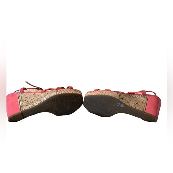 Antonio Melanie Wedge Heel Shoe Women’s Pink Coral Size 7.5 - Picture 8 of 8
